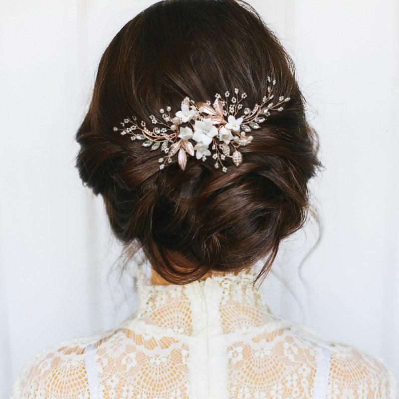 Hiuskoru, ATHENA BRIDAL|Blooming Jasmin Headpiece -Luxe Hair Comb