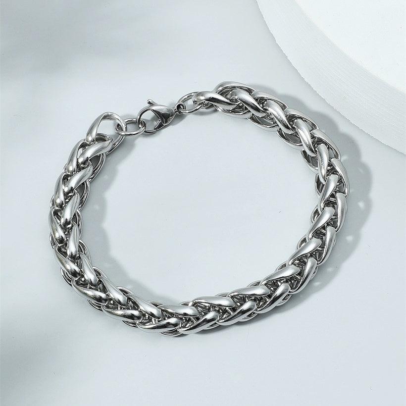 Kirurginteräsrannekoru, Chunky Braided Bracelet