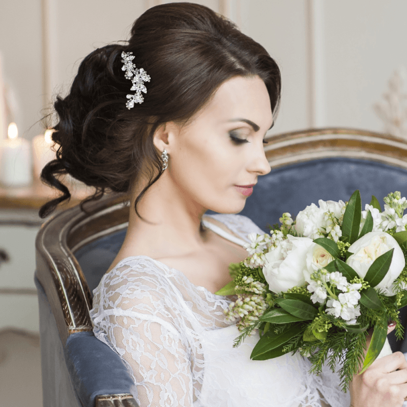Hiuskoru, ATHENA BRIDAL | Eternally Chic Comb -ruusukultainen hiuskampa