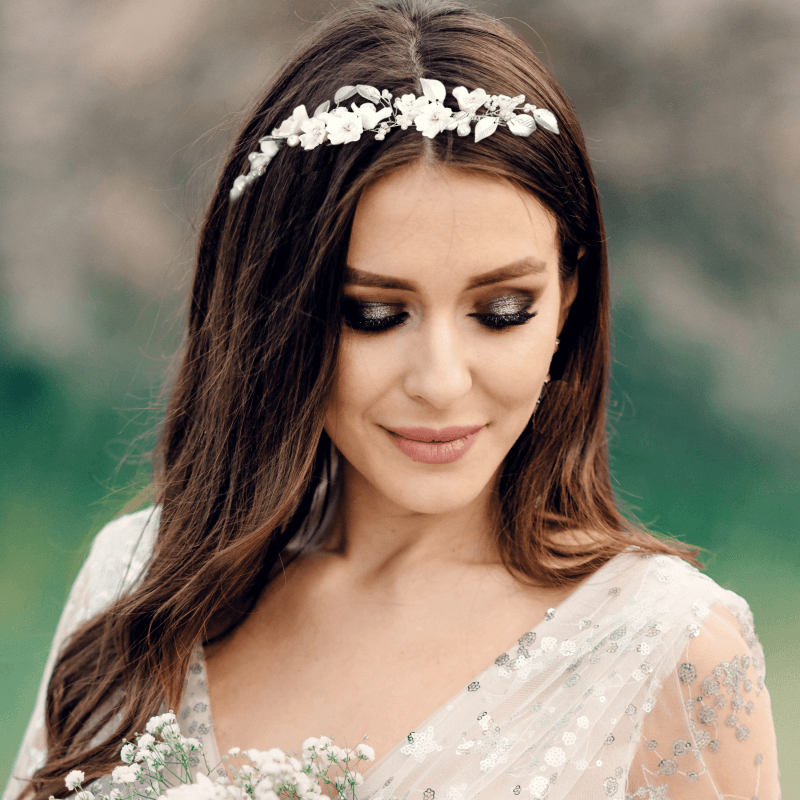 Hiuskoru, ATHENA BRIDAL|Nicole Blush Vine -kullanvärinen hiuskoriste