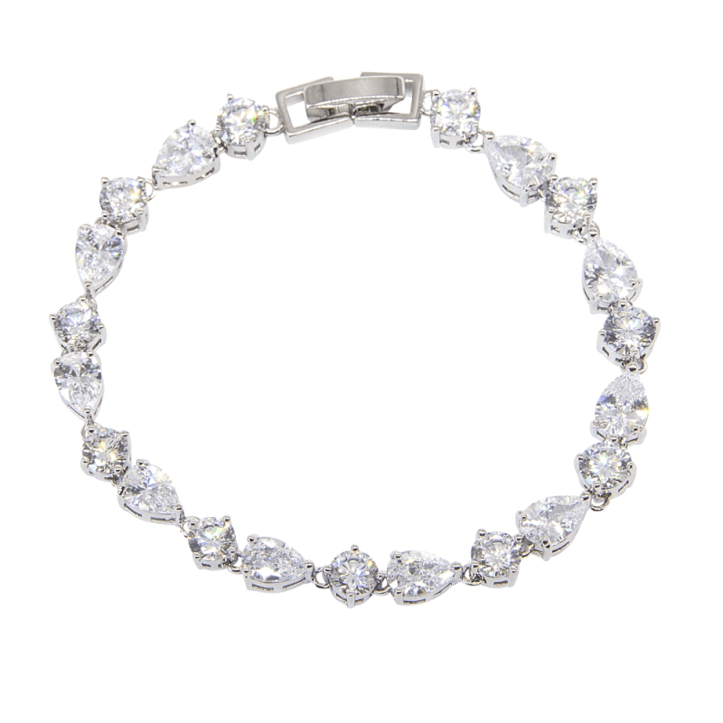 Rannekoru, ATHENA BRIDAL | Classic Bracelet -kristallipisararannekoru