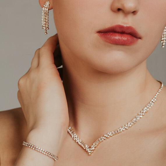 Rannekoru, FRENCH RIVIERA|Classic Bracelet -strassirannekoru (ruusukulta)