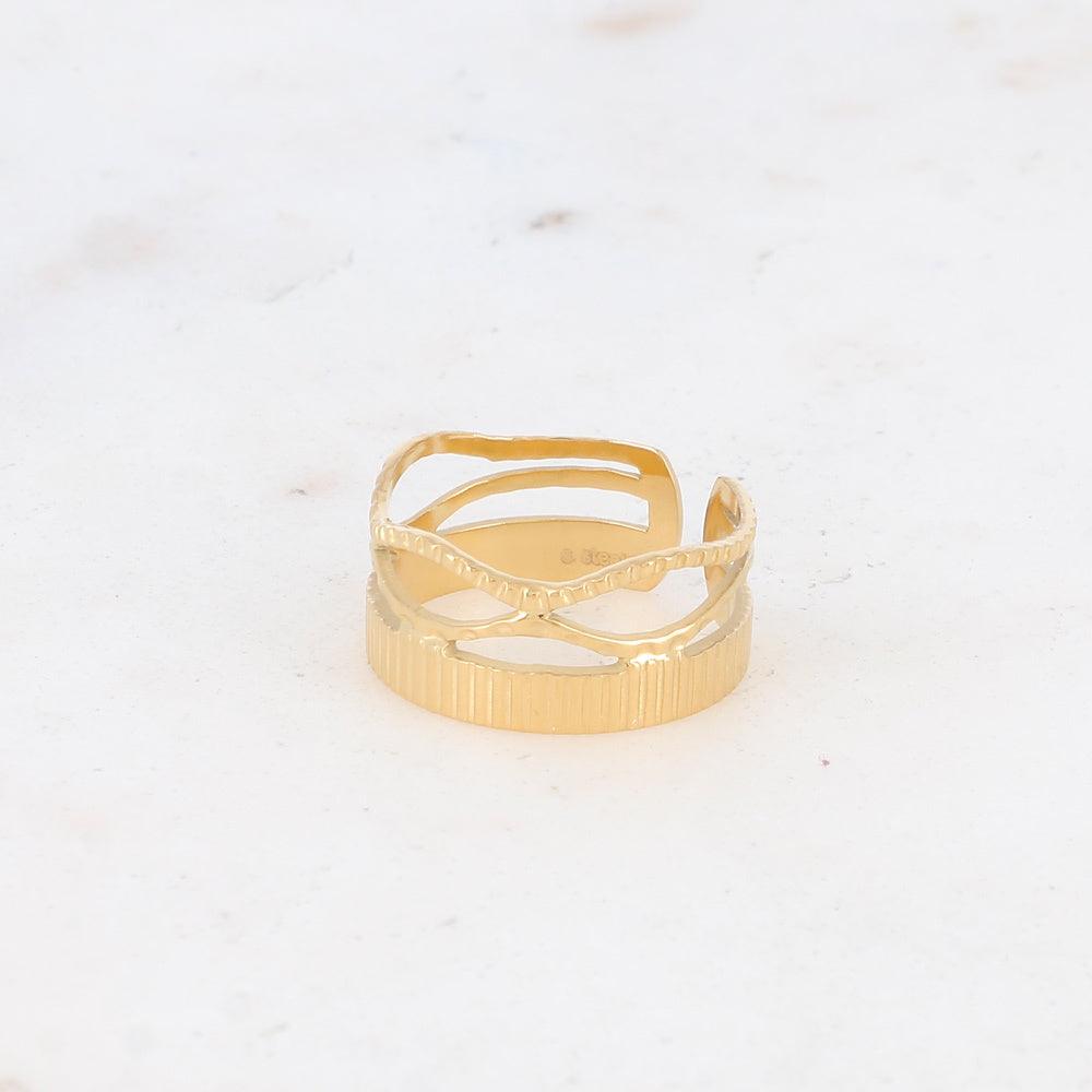 BOHM PARIS|Bague Tyana -kirurginterässormus (kulta)
