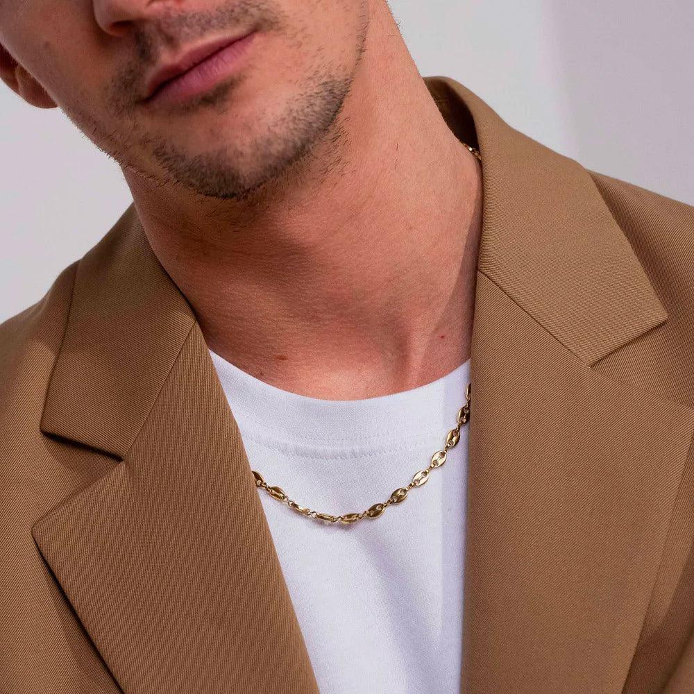 BOHM PARIS Stockholm|Collier Loan -kirurginteräsketju (hopea)