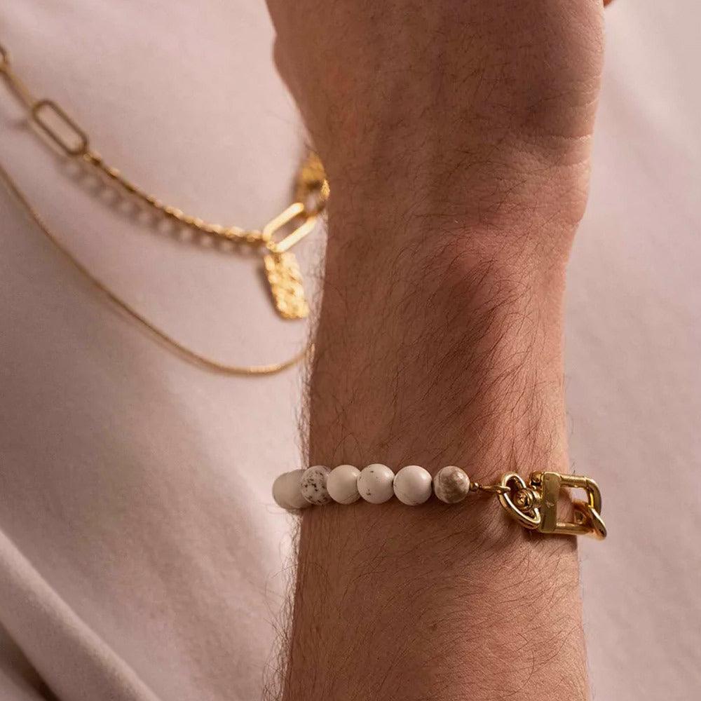 BOHM PARIS Stockholm|Bracelet Kelly -kirurginteräsrannekoru (hopea)