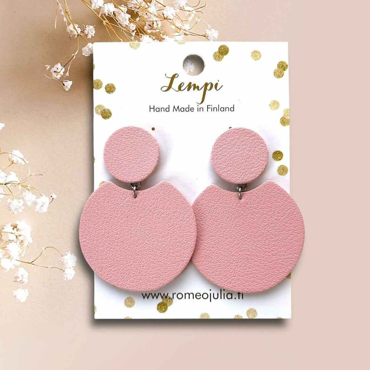 LEMPI®-korvakorut, Tilda -koko M (vaaleanpunainen)