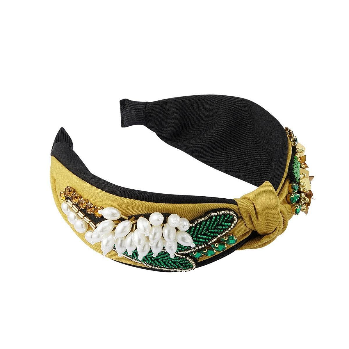 SUGAR SUGAR®, Spring Love Hairband - yellow headband with pearls