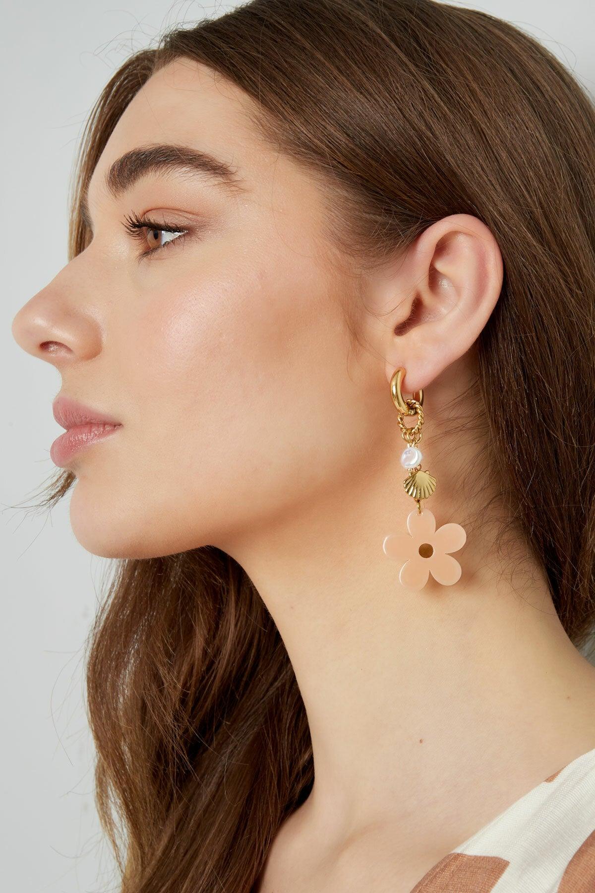 FRENCH RIVIERA | Poppy -modern surgical steel rings (peach)
