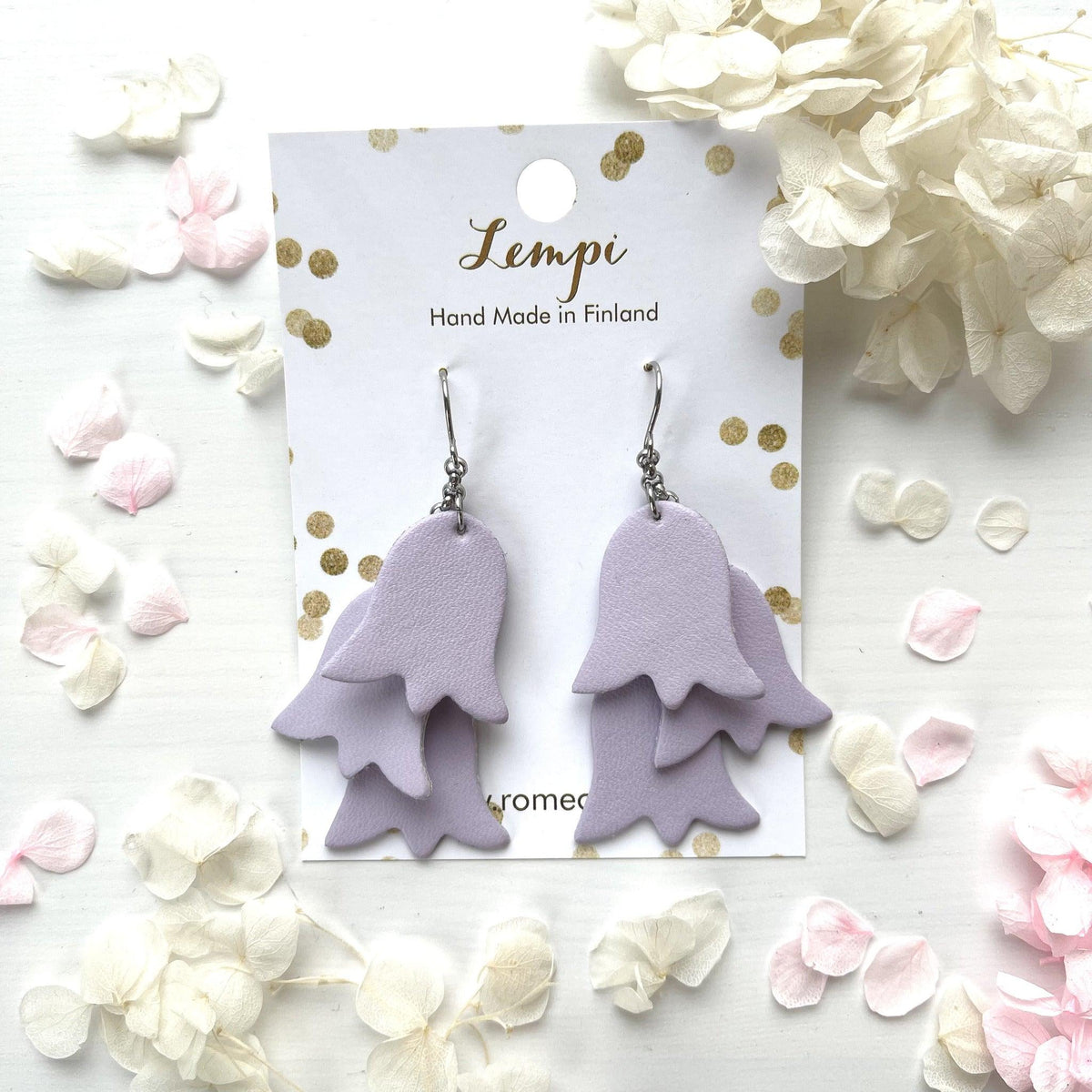 LEMPI®-korvakorut, Kesäniitty (vaaleanvioletti)