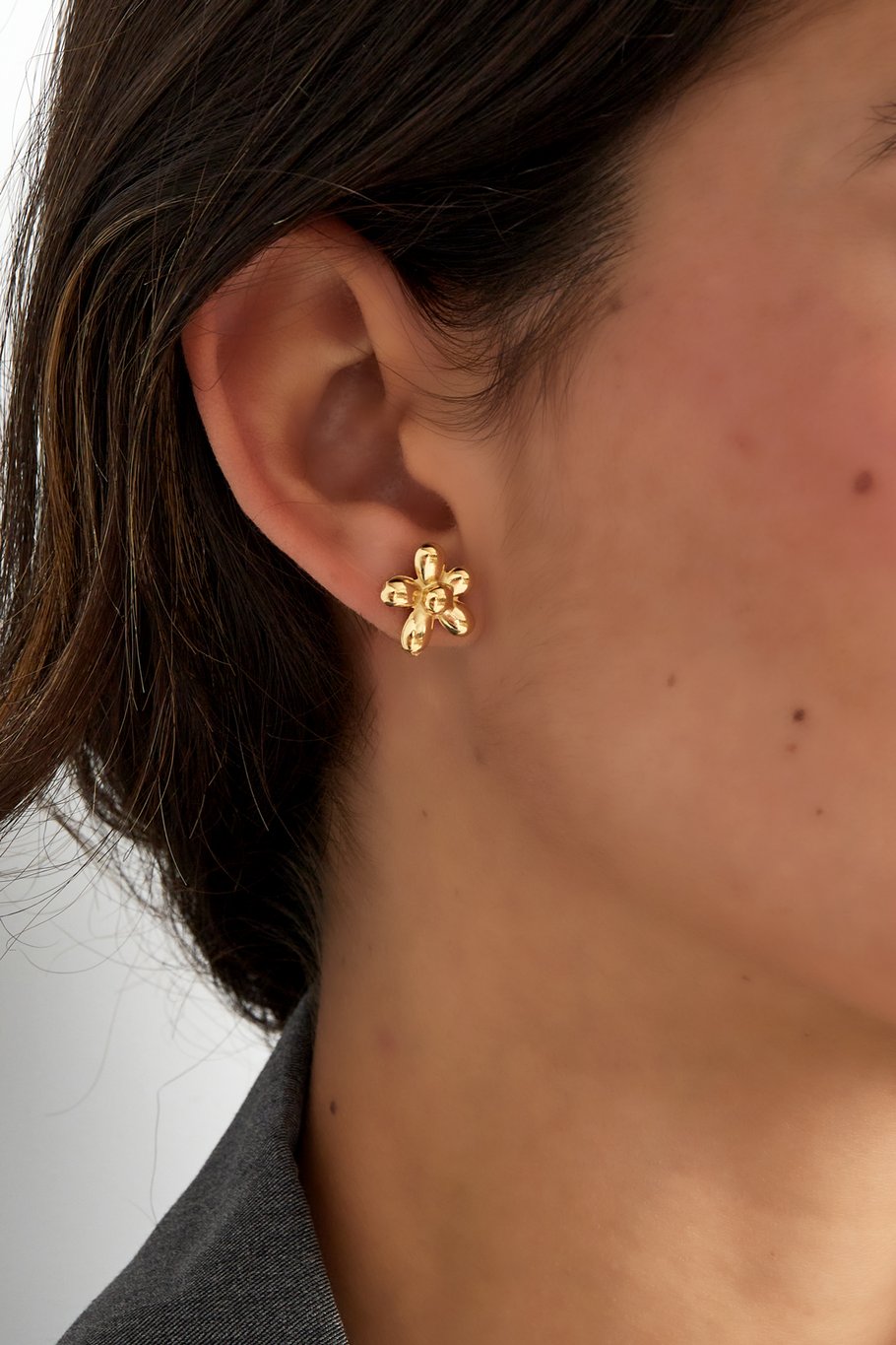 FRENCH RIVIERA | Belle Fleur – flower earrings (gold)