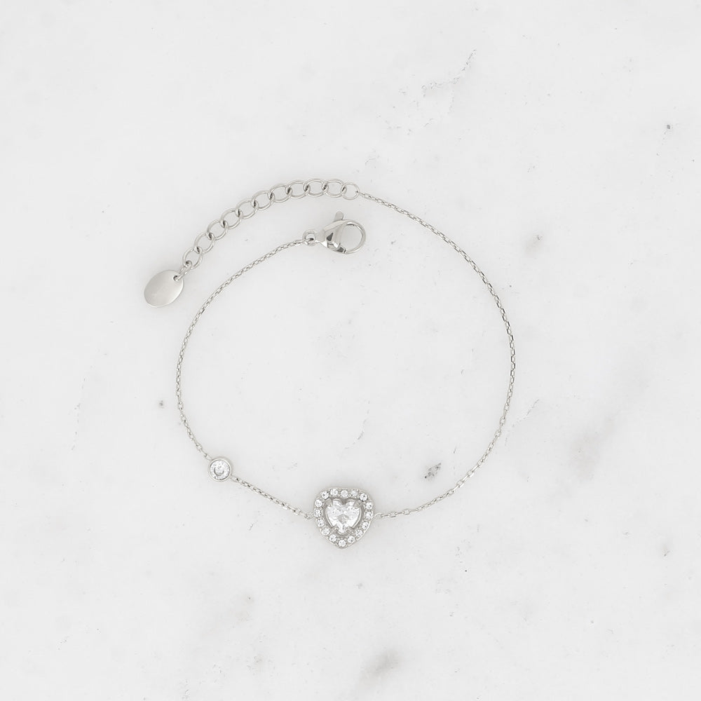 BOHM PARIS | Coeur Lumière – surgical steel heart bracelet