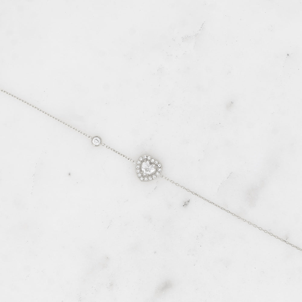 BOHM PARIS | Coeur Lumière – surgical steel heart bracelet