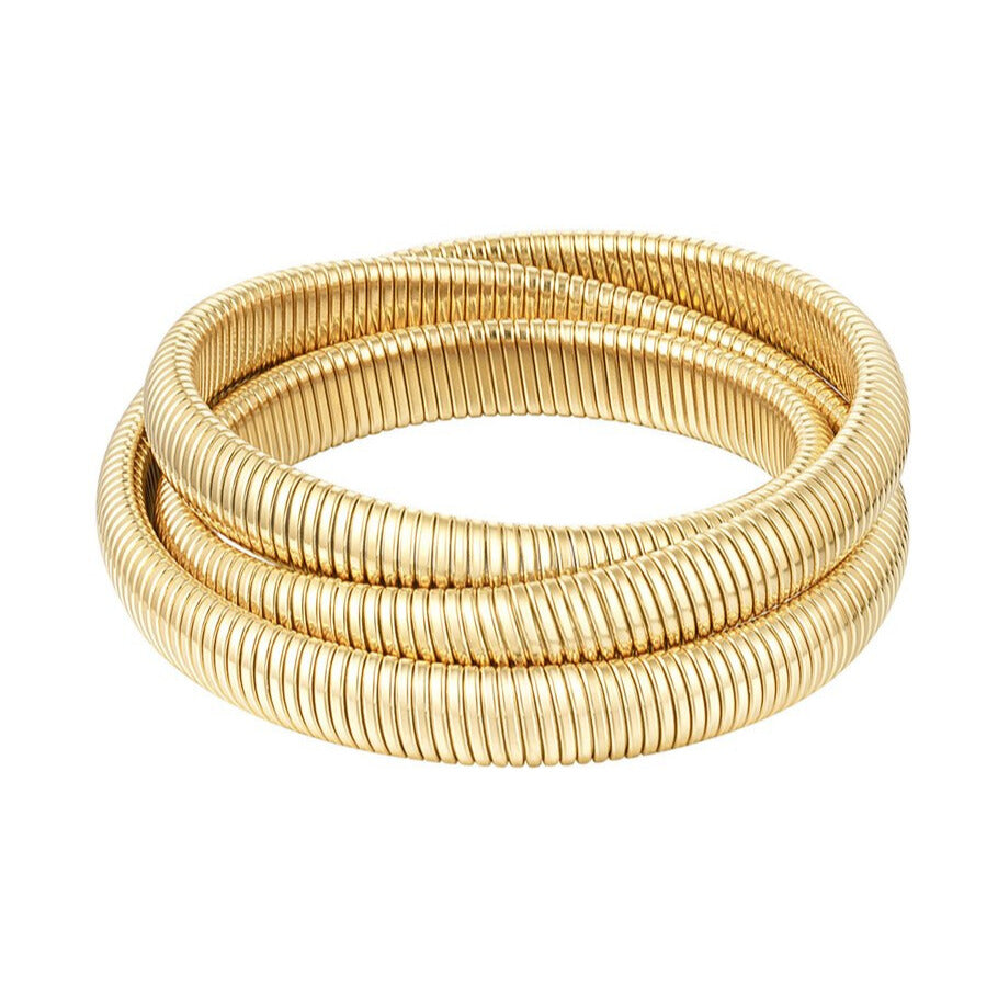 FRENCH RIVIERA | Belle Colette - layered surgical steel bracelet