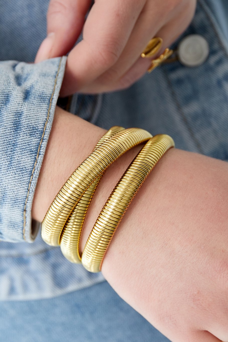 FRENCH RIVIERA | Belle Colette - layered surgical steel bracelet
