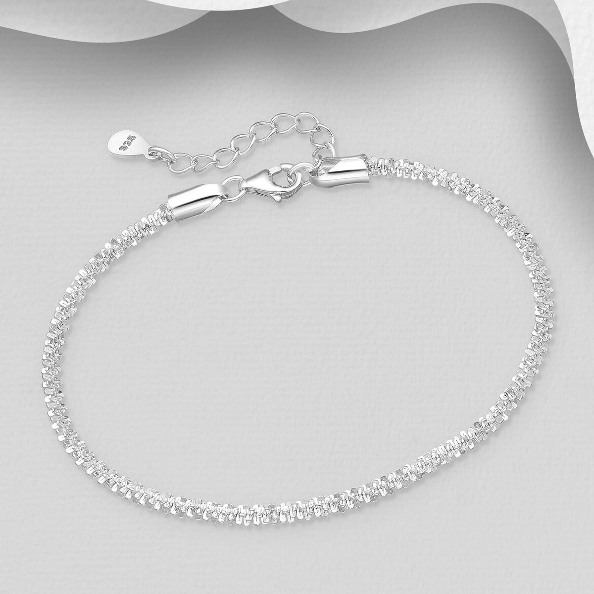 PREMIUM COLLECTION | Regina stoneless Silver bracelet