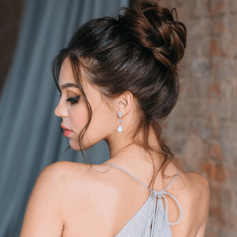 Korvakorut, ATHENA BRIDAL | Florence -kimaltavat pisarakorvakorut