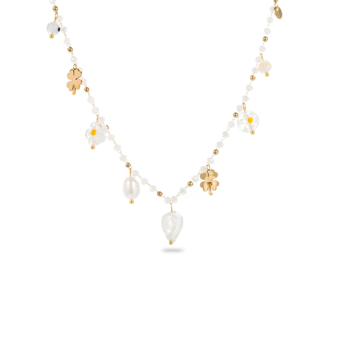 FRENCH RIVIERA | Antoinette surgical steel mascot necklace 