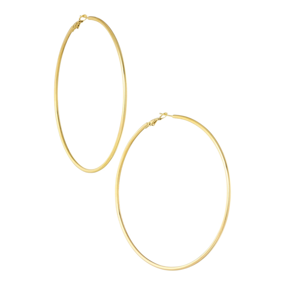 FRENCH RIVIERA | Halo Bold – large hoop earrings made of surgical steel (gold)