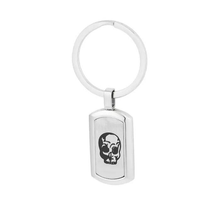 Deadlock Key -teräksinen avaimenperä pääkallokoristeella