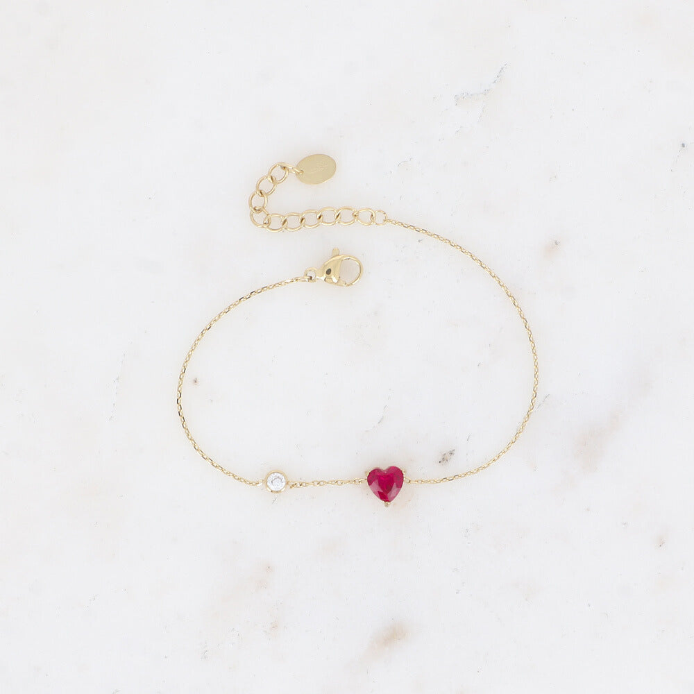 BOHM PARIS | Bracelet Amour (red heart)