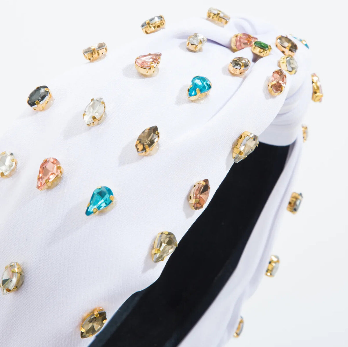 SUGAR SUGAR®, Crystal Confetti – white headband with colorful glitter stones