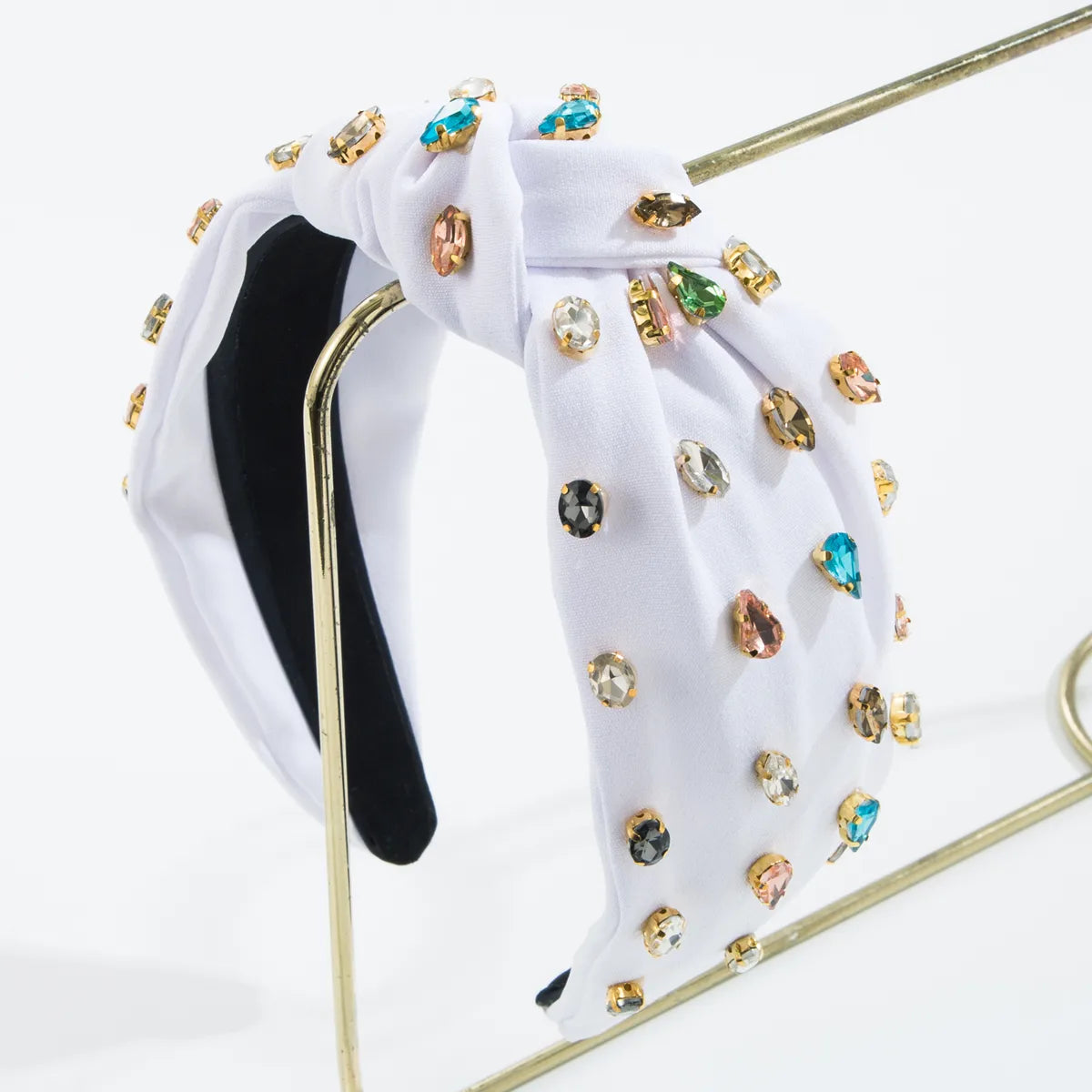 SUGAR SUGAR®, Crystal Confetti – white headband with colorful glitter stones